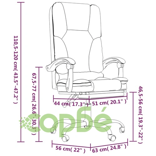 Масажен наклоняем офис стол, кремав, изкуствена кожа ➤ топ цена ➤ sorbe.bg