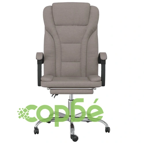 Наклоняем офис стол, таупе, текстил ➤ топ цена ➤ sorbe.bg