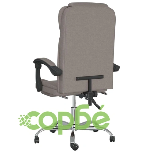 Наклоняем офис стол, таупе, текстил ➤ топ цена ➤ sorbe.bg