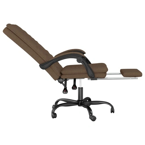 Наклоняем офис стол, кафяв, текстил ➤ топ цена ➤ sorbe.bg