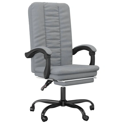 Наклоняем офис стол, светлосив, текстил ➤ топ цена ➤ sorbe.bg