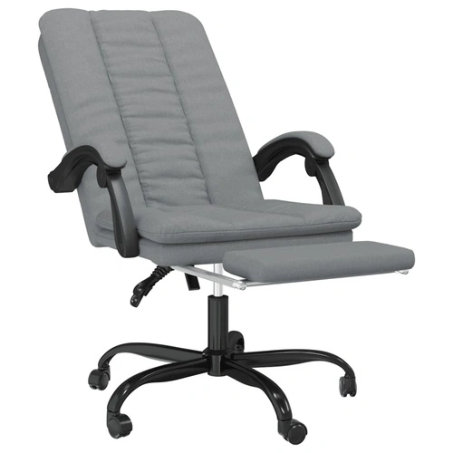 Наклоняем офис стол, светлосив, текстил ➤ топ цена ➤ sorbe.bg