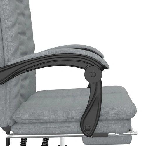 Наклоняем офис стол, светлосив, текстил ➤ топ цена ➤ sorbe.bg