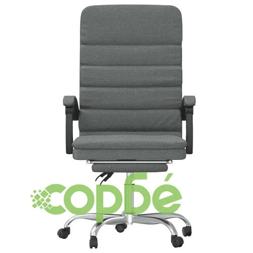 Масажен наклоняем офис стол, тъмносив, текстил ➤ топ цена ➤ sorbe.bg