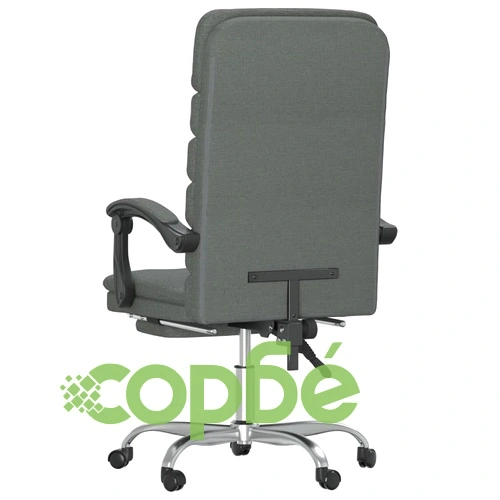 Масажен наклоняем офис стол, тъмносив, текстил ➤ топ цена ➤ sorbe.bg