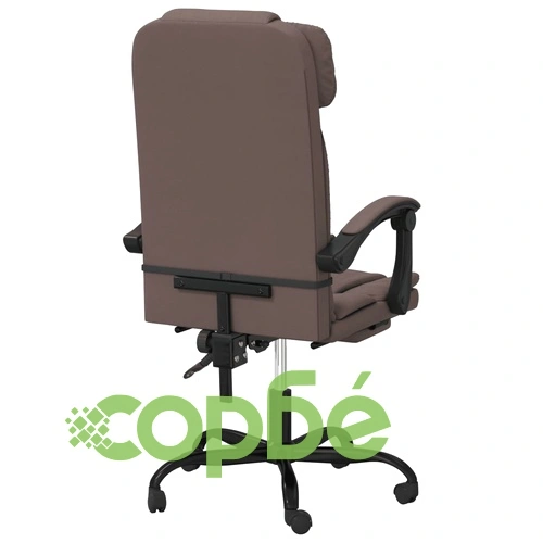 Наклоняем офис стол, кафяв, изкуствена кожа ➤ топ цена ➤ sorbe.bg