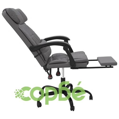 Наклоняем офис стол, сив, изкуствена кожа ➤ топ цена ➤ sorbe.bg