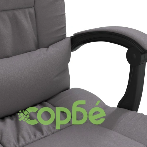 Наклоняем офис стол, сив, изкуствена кожа ➤ топ цена ➤ sorbe.bg