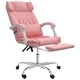 Наклоняем офис стол, розов, изкуствена кожа