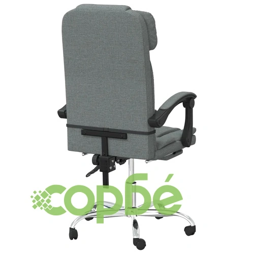 Масажен наклоняем офис стол, тъмносив, текстил ➤ топ цена ➤ sorbe.bg