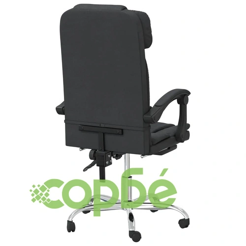 Масажен наклоняем офис стол, черен, изкуствена кожа ➤ топ цена ➤ sorbe.bg