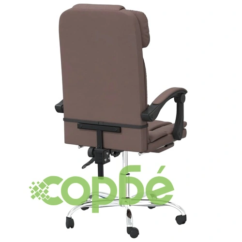 Масажен наклоняем офис стол, кафяв, изкуствена кожа ➤ топ цена ➤ sorbe.bg