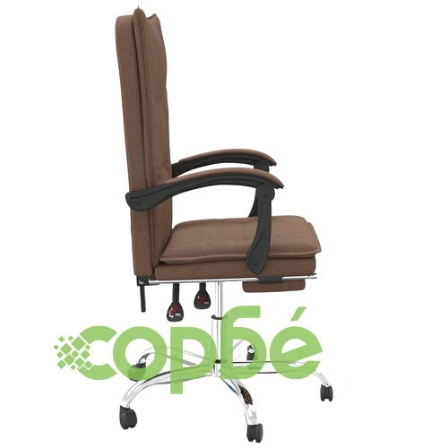 Наклоняем офис стол, кафяв, текстил ➤ топ цена ➤ sorbe.bg