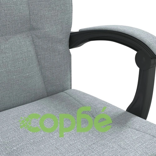 Наклоняем офис стол, светлосив, текстил ➤ топ цена ➤ sorbe.bg