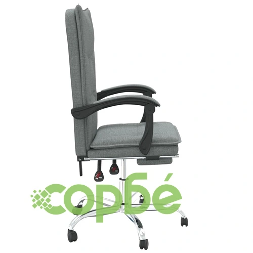 Наклоняем офис стол, тъмносив, текстил ➤ топ цена ➤ sorbe.bg