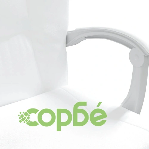 Наклоняем офис стол, бял, изкуствена кожа ➤ топ цена ➤ sorbe.bg