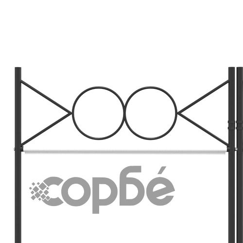 Параван за стая, 6 панела, бял, 240x220 см, текстил ➤ топ цена ➤ sorbe.bg