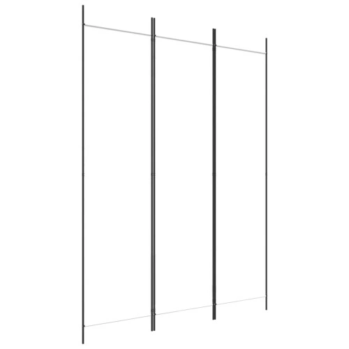 Параван за стая, 3 панела, бял, 150x200 см, текстил ➤ топ цена ➤ sorbe.bg