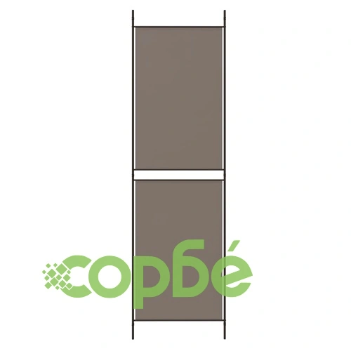 Параван за стая, 3 панела, антрацит, 150x180 cм, плат ➤ топ цена ➤ sorbe.bg