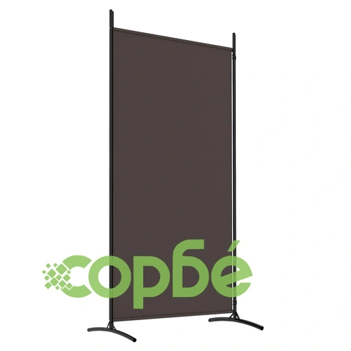 Параван за стая, 2 панела, кафяв, 175x180 см, плат ➤ топ цена ➤ sorbe.bg