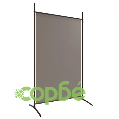 Параван за стая, 2 панела, антрацит, 175x180 cм, текстил ➤ топ цена ➤ sorbe.bg