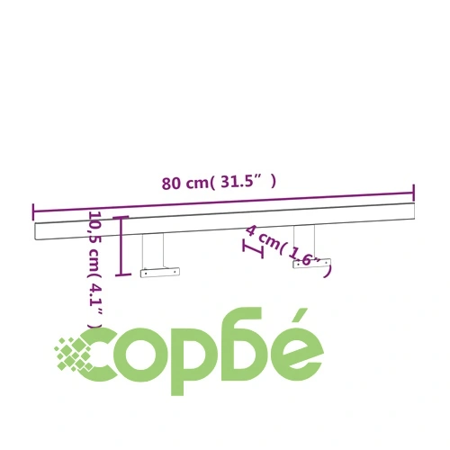 LED лампа за огледало, 13 W, студено бяла, 80 см, 6000 K ➤ топ цена ➤ sorbe.bg