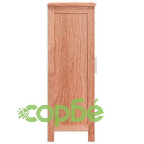 Шкаф за баня, 42x29x82 см, орехово дърво масив ➤ топ цена ➤ sorbe.bg