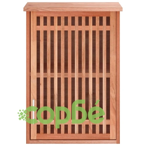 Стенен шкаф за баня, 42x23x60 см, орех масив ➤ топ цена ➤ sorbe.bg