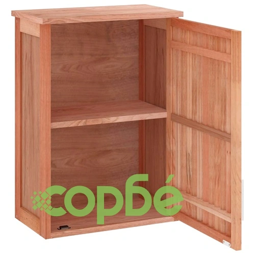 Стенен шкаф за баня, 42x23x60 см, орех масив ➤ топ цена ➤ sorbe.bg