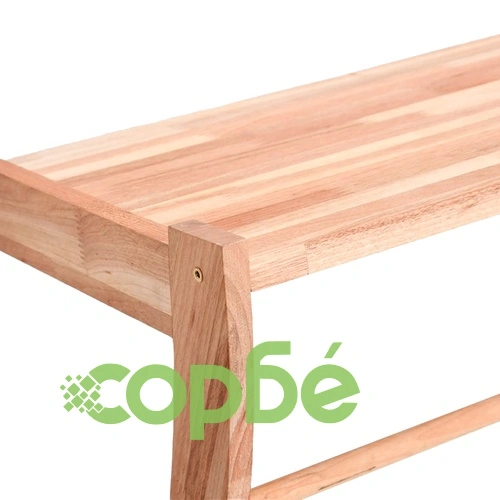 Поставка за хавлии 60x25,5x49 см масивна орехова дървесина ➤ топ цена ➤ sorbe.bg