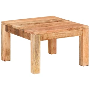 Маса за кафе, 55x55x35 см, масивно мангово дърво