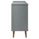 Сайдборд MOLDE сив 113x40x80 см бор масив
