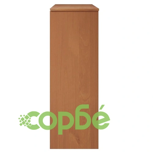 Надстройка за шкаф MOLDE, кафяв, 90x35x100 см, бор масив ➤ топ цена ➤ sorbe.bg