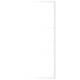 Интериорна врата 83x201,5 см бяла ESG стъкло и алуминий