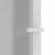 Интериорна врата 93x201,5 см бял мат стъкло и алуминий