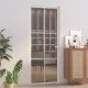 Интериорна врата 83x201,5 см бяла ESG стъкло и алуминий