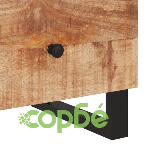 Нощни шкафчета 2 бр масивно дърво манго и инженерно дърво ➤ топ цена ➤ sorbe.bg