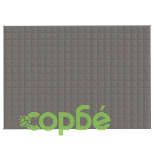 Утежнено одеяло сиво 155x220 см 7 кг плат ➤ топ цена ➤ sorbe.bg