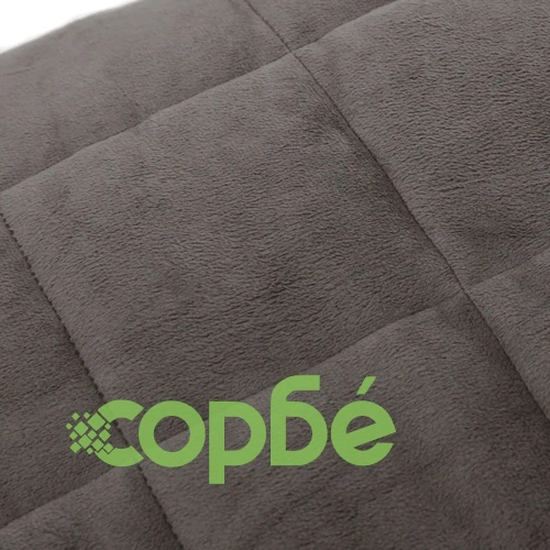 Утежнено одеяло сиво 155x220 см 11 кг плат ➤ топ цена ➤ sorbe.bg