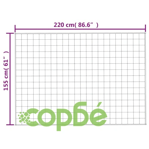 Утежнено одеяло сиво 155x220 см 11 кг плат ➤ топ цена ➤ sorbe.bg