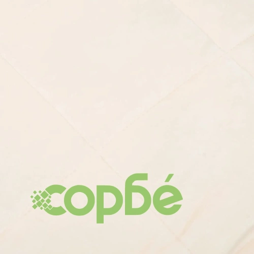 Утежнено одеяло светлокремаво 120x180 см 9 кг плат ➤ топ цена ➤ sorbe.bg