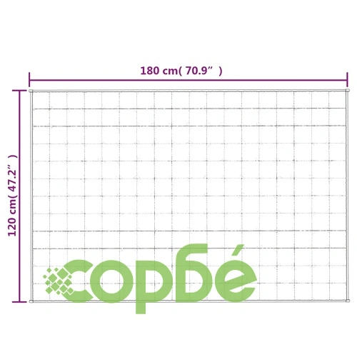 Утежнено одеяло светлокремаво 120x180 см 9 кг плат ➤ топ цена ➤ sorbe.bg