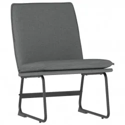 Стол шезлонг, тъмносив, 52x75x76 см, текстил