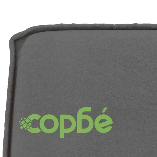 Пейка, сива, 100x75x76 см, изкуствена кожа ➤ топ цена ➤ sorbe.bg