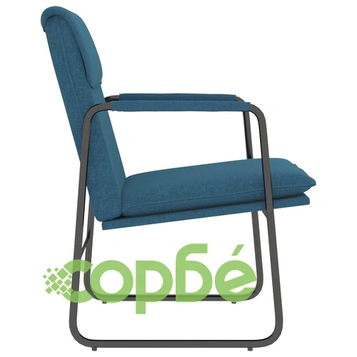 Стол шезлонг, син, 55x64x80 см, текстил ➤ топ цена ➤ sorbe.bg