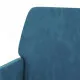 Пейка, синя, 108x79x79 см, кадифе