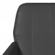 Фотьойл, черен, 61x78x80 см, изкуствена кожа