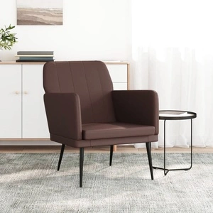 Фотьойл, кафяв, 61x78x80 см, изкуствена кожа