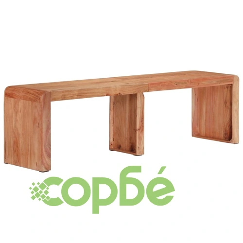 Пейка, 160x38x45 см, масивна акация  ➤ топ цена ➤ sorbe.bg