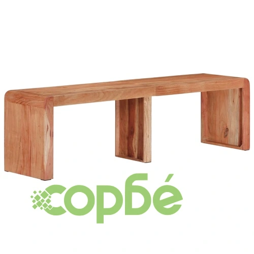 Пейка, 160x38x45 см, масивна акация  ➤ топ цена ➤ sorbe.bg